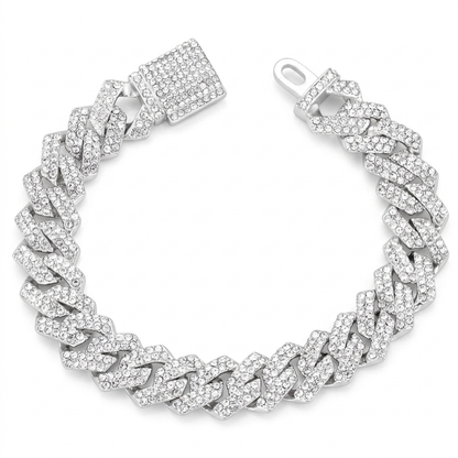 Pulsera de Eslabones Iced Out – Edición Brisa de Ibiza