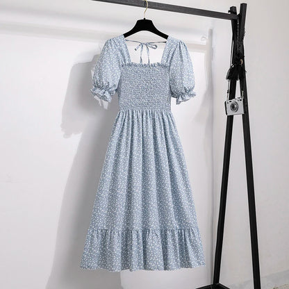 Vestido de Gasa con Toque Flamenco – Silueta A