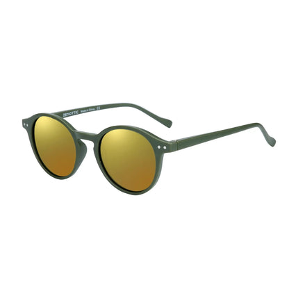 Gafas Round Vintage Polarizadas – Tonos de la Costa