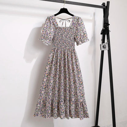 Vestido de Gasa con Toque Flamenco – Silueta A