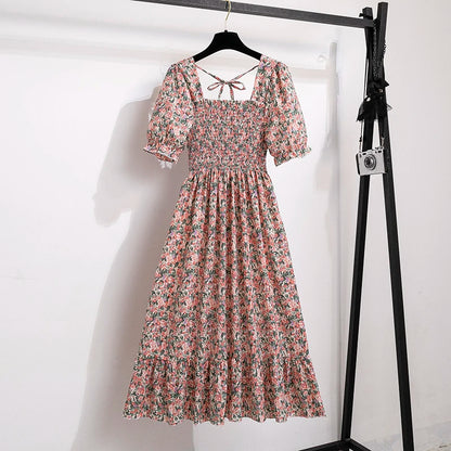 Vestido de Gasa con Toque Flamenco – Silueta A