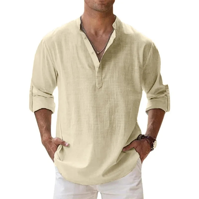 Camisa Henley Atardecer – Edición Sevilla