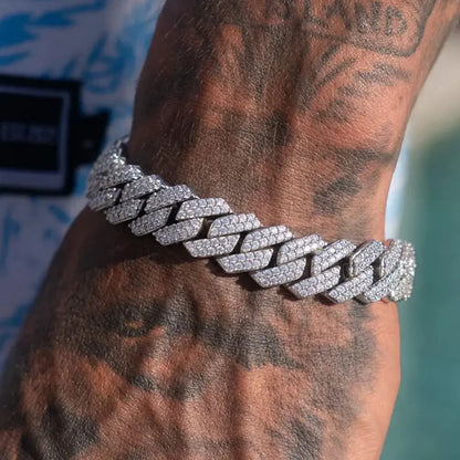 Pulsera de Eslabones Iced Out – Edición Brisa de Ibiza