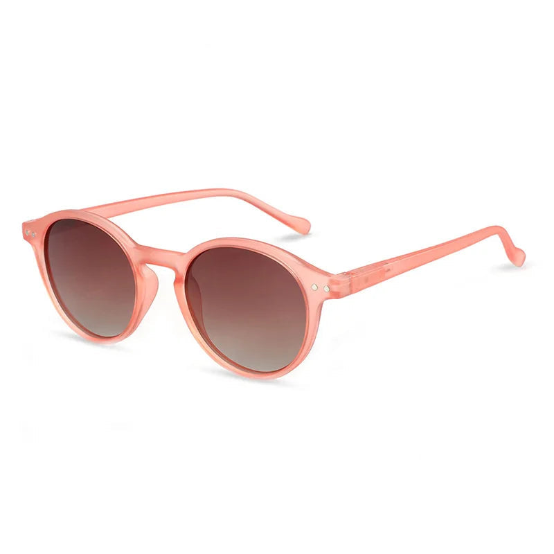 Gafas Round Vintage Polarizadas – Tonos de la Costa
