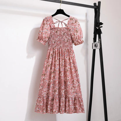 Vestido de Gasa con Toque Flamenco – Silueta A