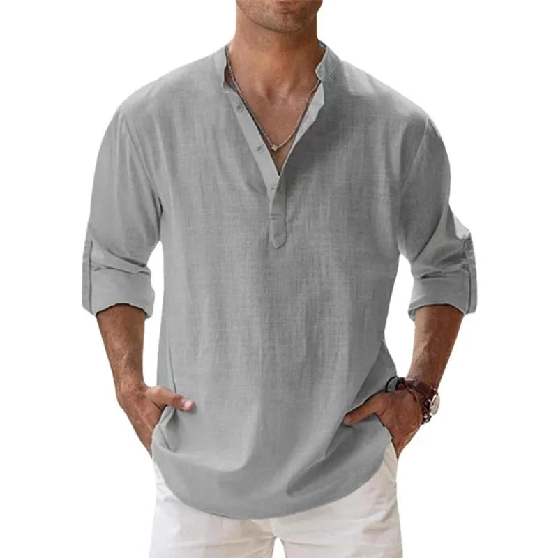 Camisa Henley Atardecer – Edición Sevilla