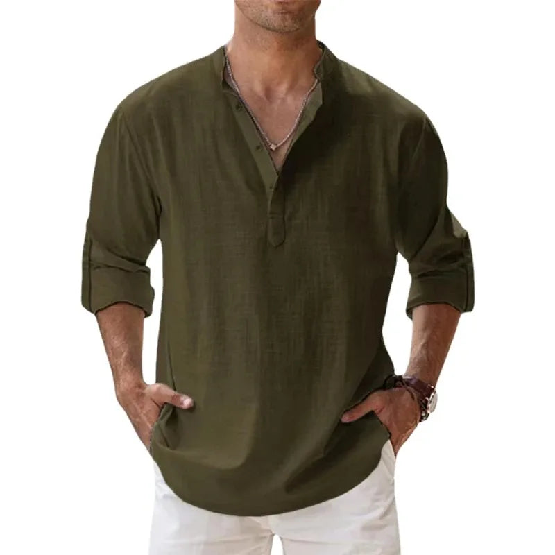 Camisa Henley Atardecer – Edición Sevilla