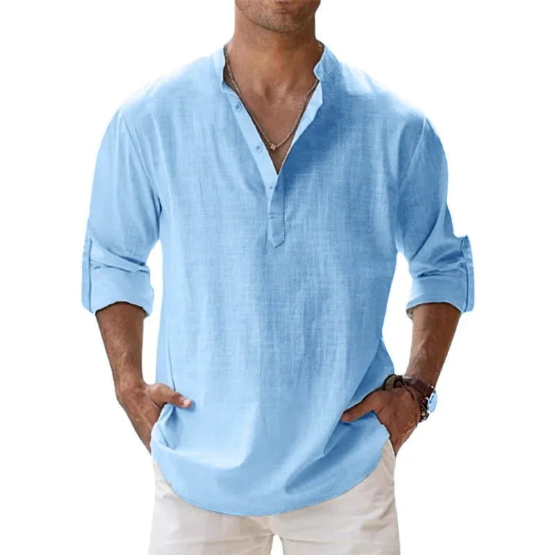 Camisa Henley Atardecer – Edición Sevilla