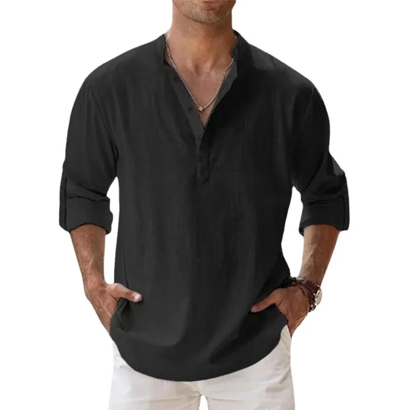Camisa Henley Atardecer – Edición Sevilla