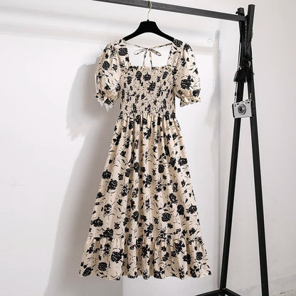 Vestido de Gasa con Toque Flamenco – Silueta A