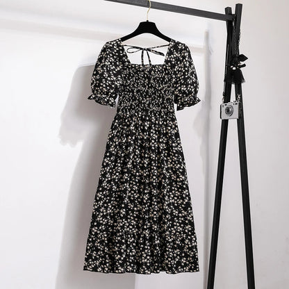 Vestido de Gasa con Toque Flamenco – Silueta A