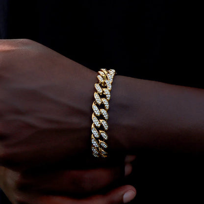 Pulsera de Eslabones Iced Out – Edición Brisa de Ibiza
