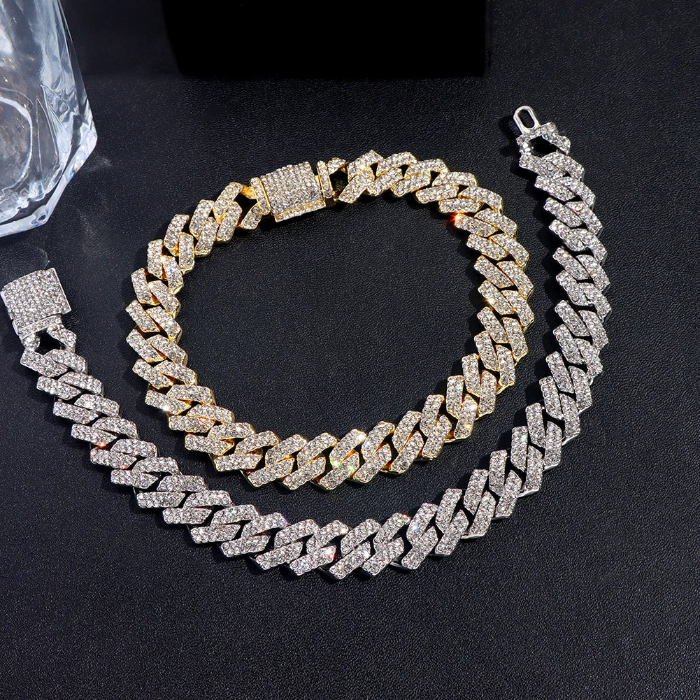 Pulsera de Eslabones Iced Out – Edición Brisa de Ibiza