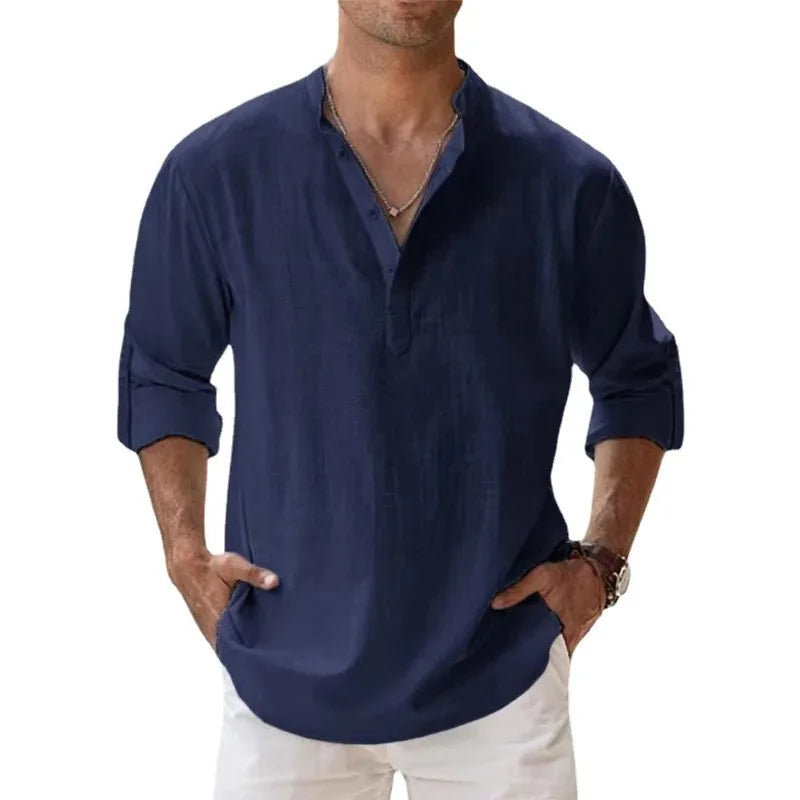 Camisa Henley Atardecer – Edición Sevilla