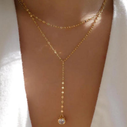 Collar Multicapa con Cristales – Alma Atrevida
