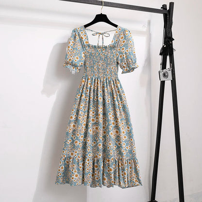 Vestido de Gasa con Toque Flamenco – Silueta A